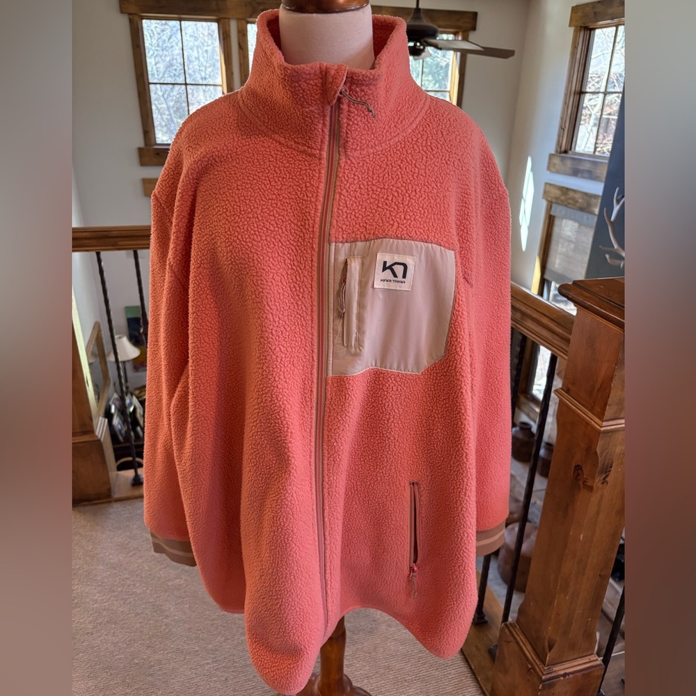 Kari Traa Rothe Jacket W’s XXL Coral Fleece Zip